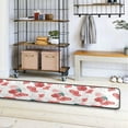 thumbnail image 4 of Dreamtimes Watercolor Roses Hearts Hallway Runner Rug 2'x6' Kitchen Rug with Rubber Backing Valentine Flower Non Slip Entryway Rug Runner Washable Soft Area Rug for Hallway Bedroom Kitchen Decor, 4 of 6