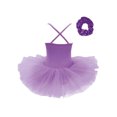 thumbnail image 2 of Zaldita Girls Sequin Ballet Tutu Dress Leotards Straps Dance Dress Stage Performance Dance Costumes Purple XXL, 2 of 7