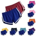 thumbnail image 3 of Lovskoo 2 Packs Soft Comfy Booty Workout Pants Breathable Lounge Dolphin Shorts Cycling Hiking Pants for Women Light Blue, 3 of 3