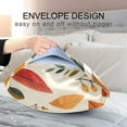 thumbnail image 4 of Yayeee Pillowcase Standard Size Set of 2 Satin Wrinkle Resistant Pillow Case, Coloful Leaves, 4 of 7