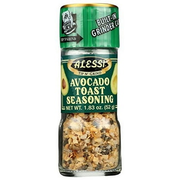 Alessi Seasoning Avocado Toast, 1.83 Oz (Pack of 6)
