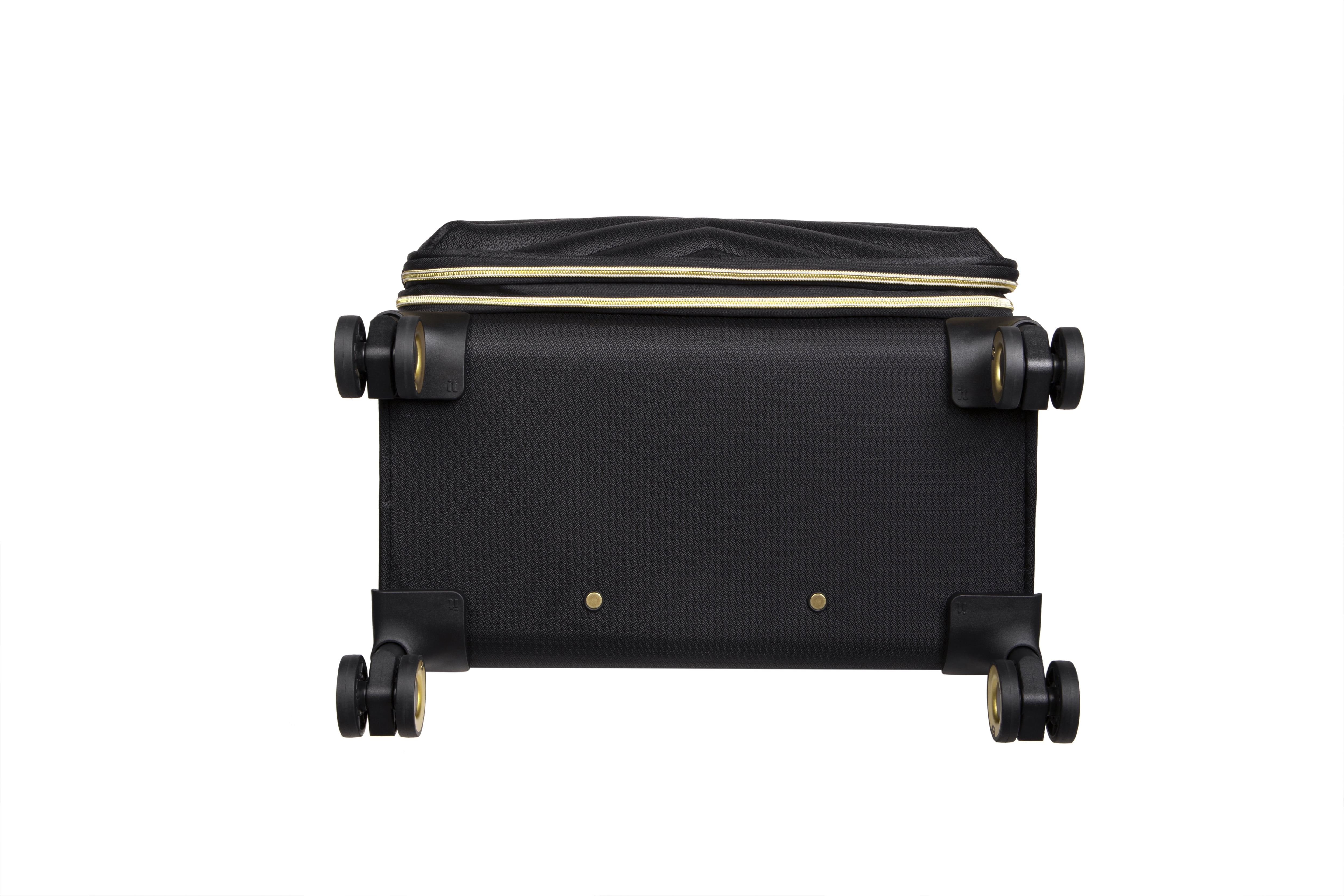 it luggage Plenitude II ECO Softside 28" Medium Checked Expandable Fashion Spinner Luggage, Black