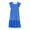 Blue#10, variant on Favoffer Girls' Summer Multicolor Solid Flutter Sleeve Maxi Dress, Pockets Ruffled Tiered Long Frocks, Sundress for Party, Casual, Beach, Daily 6-13Y