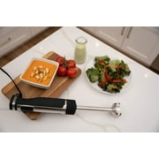 Blendtec - Immersion Hand Blender - Blender, Mixer and Food Processor - 3 in 1 Kitchen All Purpose Tool - Stainless Steel