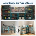thumbnail image 5 of 5-Shelf Shelving, Storage Shelves Metal Bookshelves for Storage, Adjustable Garage Shelving Heavy Duty Storage Rack Pantry Shelf Kitchen Shelving, 5 of 7