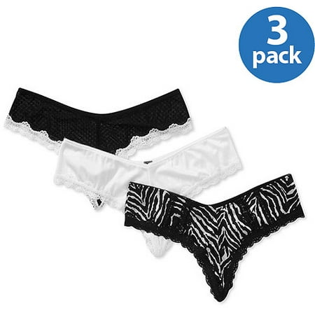 Smart And Sexy Satin V-thong Panties 3-p