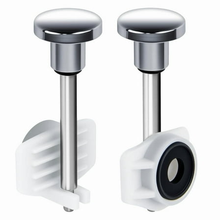 2-Pack Universal Tub Spout Diverter Repair Kit, Leak-Proof Bathtub Faucets Replacement Parts Silver