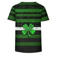 thumbnail image 5 of Levmjia Womens Fashion Tops Casual Short Sleeve Loose St. Patrick's Day Printed T Shirt Round Neck Blouse Soft Breathable Comfortable Everyday Wear, 5 of 7