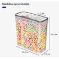 thumbnail image 4 of Juego De 4 Recipientes Herméticos De Plástico Para Cereales Modelo Transparente, 4 of 4