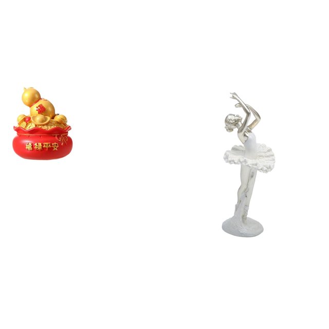 Escultura de escritorio,Estatua de la Cuenca del Tesoro,regalo de cumpleaños de Feng Shui,Figura de escritorio,Estatua de bailarina de ballet,adorno de escritorio,decoración del hogar,Estatua