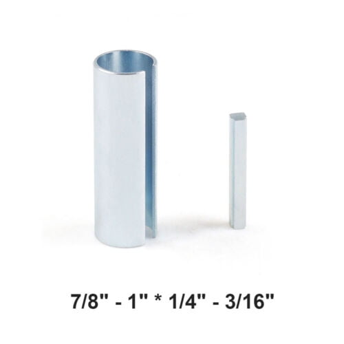 7/8" to 1" inch w/Step Key Gas Engine Pulley Crank Shaft Sleeve Adapter Predator