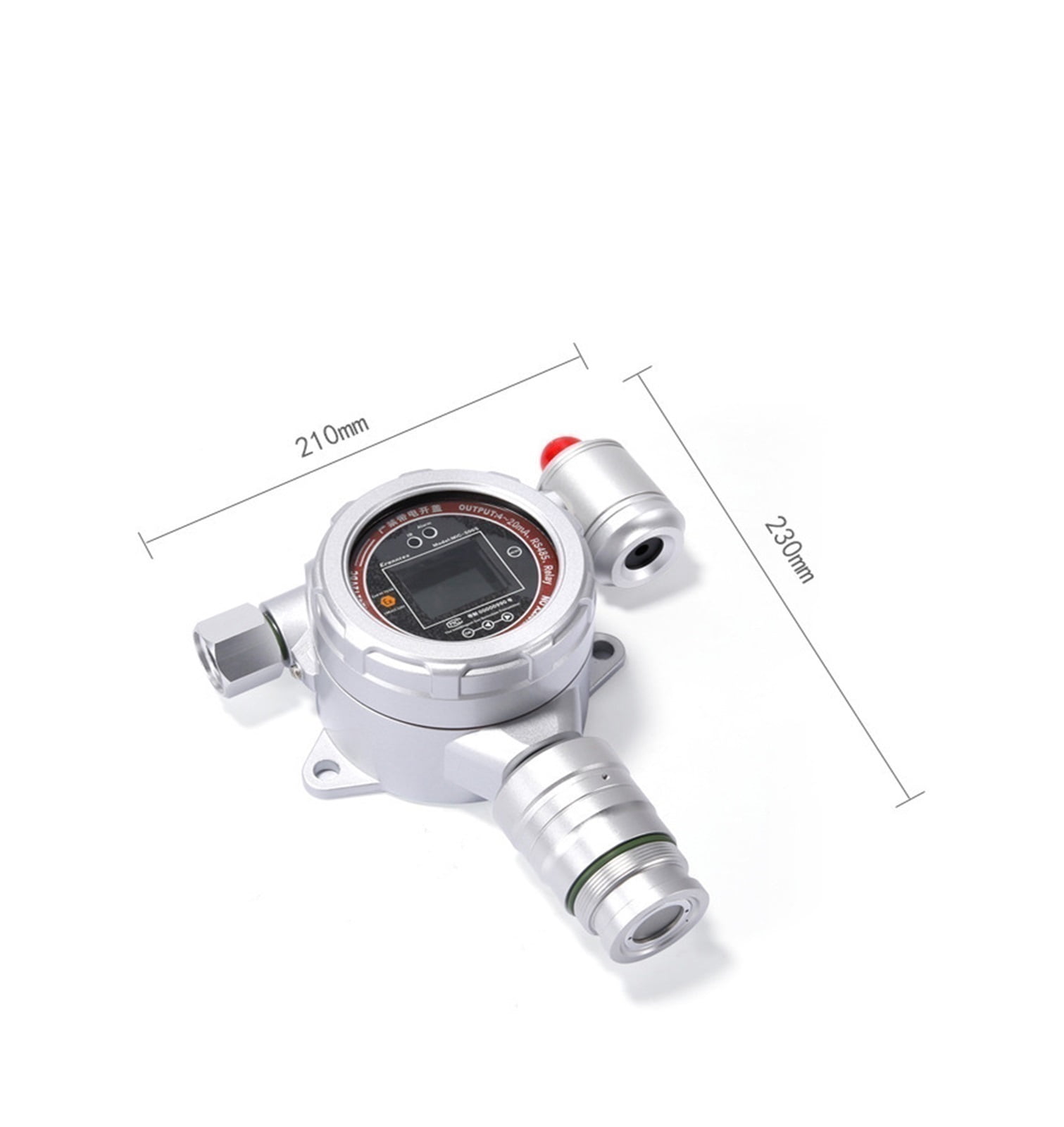 Gas Leak Sniffer Detector,Hydrogen Chloride Gas Detector,with LCD Display Leak Alarm Concentration Tester,0-100ppm , 0-1000ppm , 0-5000ppm