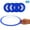 Blue, variant on Paper Plate Holders Reusable 10 Inch Plastic W/Snap in Grooves, Holds 9" Round Plates for Themed Parties, Heavy Duty Picnic Supplies (8 Count Blue Color)