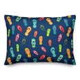 thumbnail image 2 of Creative Products Sunshine and Flip Flops 14x20 Indoor / Outdoor Pillow, 2 of 3