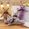 thumbnail image 5 of Peluches de 18CM, peluches para bebé, lindo vestido, llave colgante, muñecos colgantes, regalos, decoración del banquete de boda, marrón, 1 ud., 5 of 5