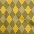 thumbnail image 1 of oneOone Cotton Poplin Twill Yellow Fabric Argyle Sewing Fabric By The Yard Printed Diy Clothing Sewing Supplies 56 Inch Wide, 1 of 4