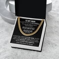 thumbnail image 3 of Gift For Your Man - The Way Complete, Cuban Link Chain, Stainless Steel or Yellow Gold, Message Card & Gift Box, 3 of 5