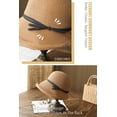 thumbnail image 3 of YooGuoGuo Straw Hat - Women Style Fashion Summer Cloche Beach Fedora Trilby Hat Panama Sun Hat, 3 of 7