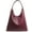 Dark Red, variant on Hobo Bags for Women Soft Vegan Leather Shoulder Handbag Slouchy Tote Purses