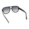 thumbnail image 4 of Mens Retro Thick Plastic Flat Top Racer Mafia Sunglasses Black - Smoke, 4 of 4