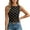 Black, variant on Tank Tops for Women Camisole Fashion Polka Print Round Neck Soft Comfortable Wear Blouse Tee Shirt Cute Cami Undershirt