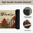 thumbnail image 4 of Christmas Tree Door Mat, Snowflakes Buffalo Plaid Red Welcome Mat, Christmas Winter Doormats Front Door Mat Outdoor Indoor Entrance Rug Floor Mat Non Slip Resist Dirt Carpet 17x30Inch, 4 of 6