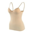 thumbnail image 5 of Shelf Bra Camisoles Adjustable Spaghetti Strap Tank Tops Basic Layer, 5 of 5