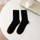 thumbnail image 1 of Calcetines de mujer estilo japonés para niña, calcetines apilados de hilo de color macarrón dulce, calcetines medianos de color sólido estilo crema, 1 of 6