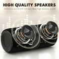 thumbnail image 6 of Ficcug Portable Wireless Bluetooth Speaker,Waterproof Speaker with LED Lights / Deep Bass,10H Playtime,TWS Pairing for Outdoor Party,Black, 6 of 8