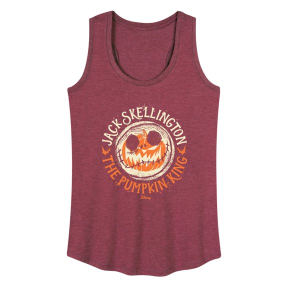 The Nightmare Before Christmas - Jack Skellington Pumpkin King - Women's Racerback Tank Top