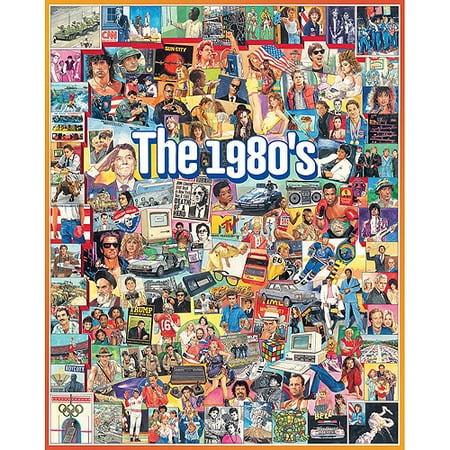 White Mountain Puzzles The Eighties - 1000 Piece Jigsaw Puzzle