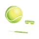 thumbnail image 4 of 4 Piezas Piñata Pelota de Tenis Juego de Cumpleaños Suministro para Fiestas con Accesorios Diseño Deportivo Fácil de Rellenar Adecuado para Decoració, 4 of 9