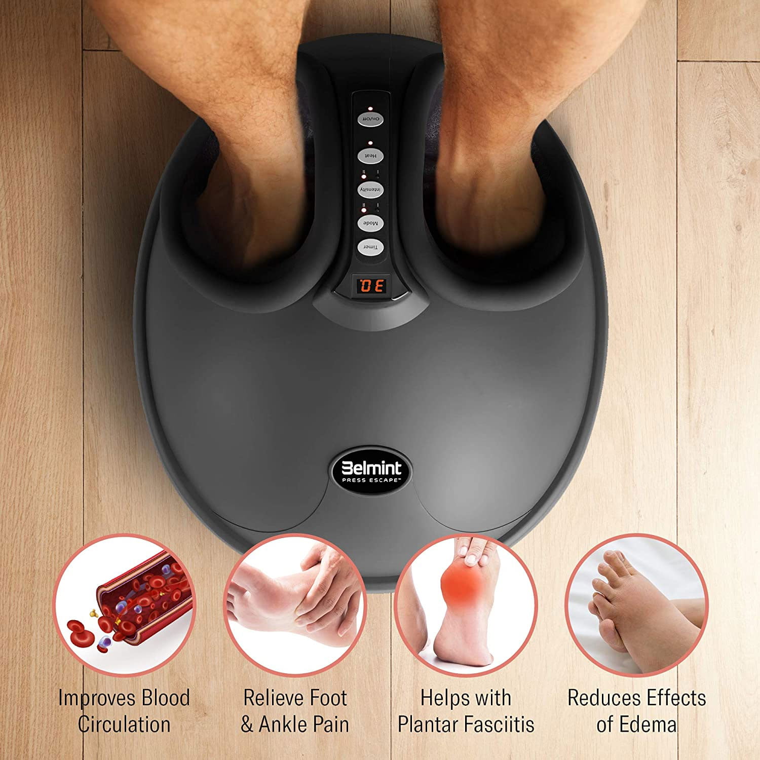 Deep Tissue Foot Massager with Heat – BelmintCo