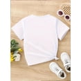 thumbnail image 2 of Independence 1pc New Summer Girl Star Spangled And Sassy Design Short Sleeved 100% Cotton T-shirt Comfy Casual Tees for Girls, 2 of 6