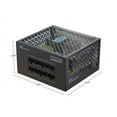 thumbnail image 4 of Seasonic PRIME FANLESS PX-450, 450W 80+ Platinum, Full Modular, ATX12V & EPS12V, True Fanless Design, 12 Year Warranty, Perfect Power Supply For Situations That Demand Silence From The Equipment., 4 of 5