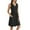 Black, variant on SMihono Sleeveless Summer Casual Dress with Pockets Womens V-Neck Knee Length Beach Hawaiian Dress for Vacation Fashion Sundresses Purple S