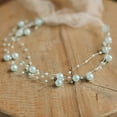thumbnail image 1 of CHAOMA Newborn Photography Props Toddler Girls Pearl Headband Baby Photoshoots Posing Photo Tieback Princess Hair Accessories, 1 of 10