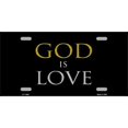 thumbnail image 1 of God Is Love Metal License Plate, 1 of 1