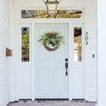 thumbnail image 3 of Lksixu Christmas Decorations Christmas Wreath, Artificial And Golden Wreath, Christmas Tree Wreath Holiday Wreath, Holiday Front Door Wreath Decoration Xmas Decor for Holiday Party Wedding, 3 of 4