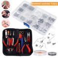 thumbnail image 3 of Jewellery Making Kit Jewellery Beading Making Kit Finding Starter Set Repair Tools Bracelets Earrings DIY Handmade, 3 of 10