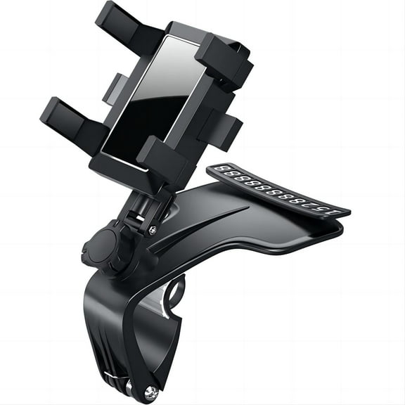 360° Universal Car Mount Holder Stand Windshield Dashboard with Parking Number Plate for 4 to 7inch Smartphones