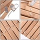 thumbnail image 3 of Puerta de madera retráctil para perros, puerta corrediza de madera, divisor para patio y jardín, 1 valla, ranura para tarjeta. Oferta de liquidación., 3 of 7