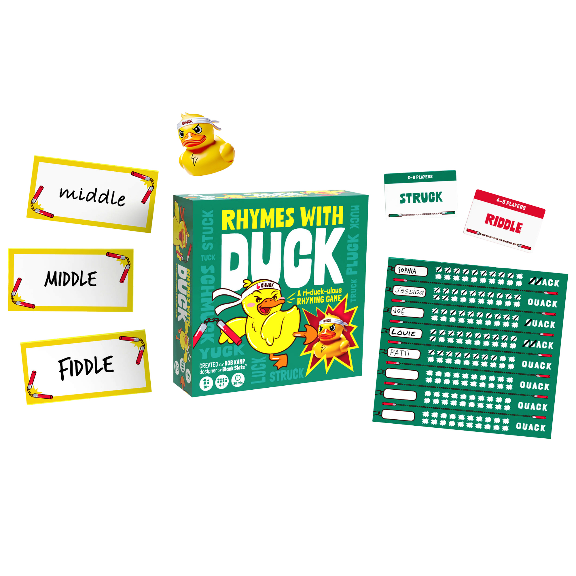 Rhymes with Duck Family Party Game for Ages 10+, from Asmodee