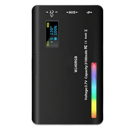 RGB Portable Pocket Handheld LED Lighting SLR Camera Vlog Photography Light