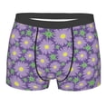 thumbnail image 4 of Goofa Daisies Flowers Printed Men's Boxer Briefs Underwear, Moisture-Wicking Underwear, Trunk,Soft and Breathable Cotton Underwear-XX-Large, 4 of 9