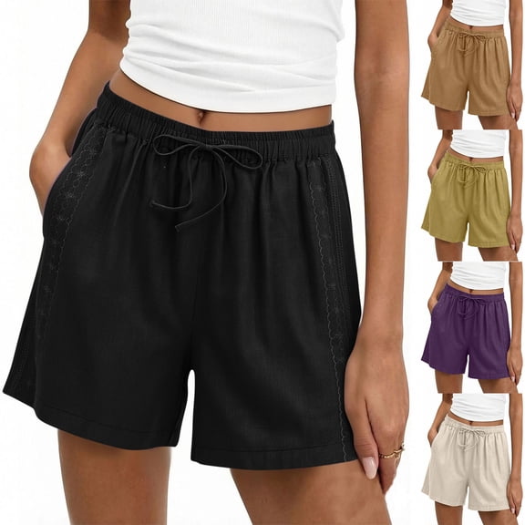 Zedker Women's Satin Half Slip Shorts for Under Dresses Pettipants for Women Culottes Slip Shorts with Side Split Beige L