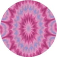 thumbnail image 1 of Ahgly Company Indoor Square Patterned Violet Purple Area Rugs, 3' Square, 1 of 6