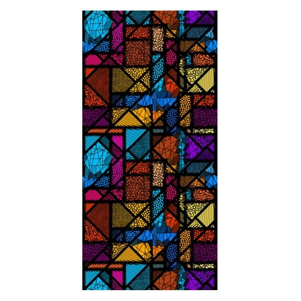Toysloveit - Película adhesiva estática extraíble para ventana de vidrio, calcomanía artística para el hogar 9