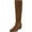 Saddle Tan Suede, variant on Naturalizer Women's Fae Knee High Boot Saddle Tan Suede Wide Calf 7.5M