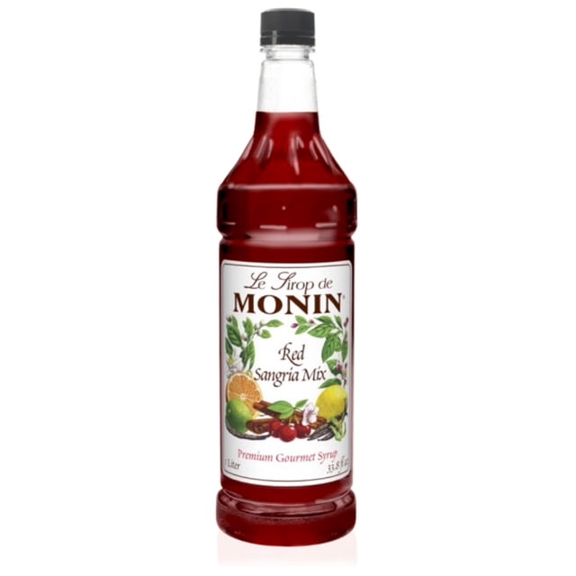 MONIN, SANGRIA MIX, RED, 1 LT (PET) MONIN Saborizante natural
